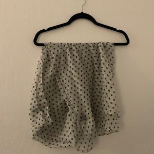 Polka dot scarf